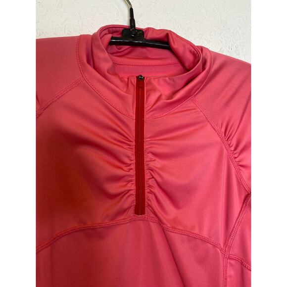 Athleta Pink Intrepid Sun Shield Pullover Long Sleeve Activewear Top Knit Sz XS - Picture 2 of 13